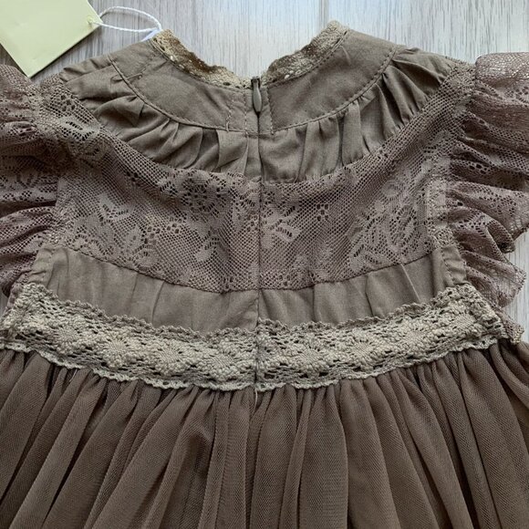 NWT Trish Scully Chocolate Alessandra Dress - Picture 7 of 10
